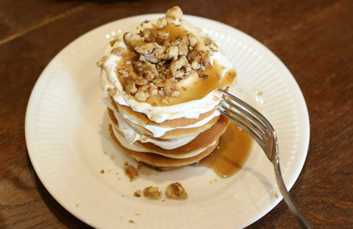 Tiramisu drop scone pancakes